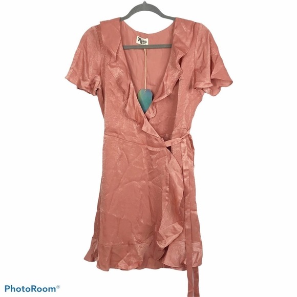 SMYM Winnie wrap dress Rustic Mauve size S nwt - Picture 6 of 11